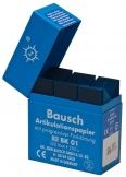 Artikulationspapier Streifen 200µ blau Plastikspender (Bausch)