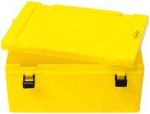 Labor-Container Gr. 2 mit Deckel gelb  (Speiko)