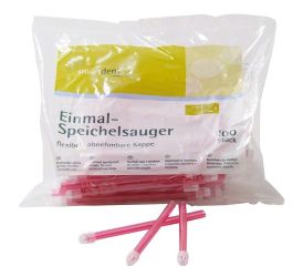 Speichelsauger 100er pink (smartdent)