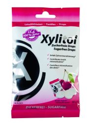 Xylitol Drops Beutel Kirsche (Hager & Werken)