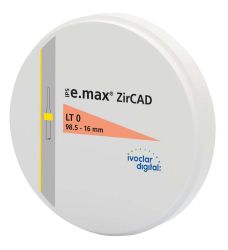 IPS e.max® ZirCAD LT 16mm 0 (Ivoclar Vivadent)