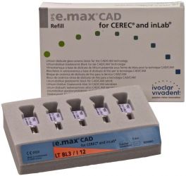 IPS e.max® CAD LT I12 BL 3 (Ivoclar Vivadent)