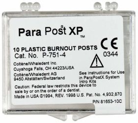 ParaPost® XP™ Ausbrennstifte 10er Gr. 4 gelb (Coltene Whaledent)