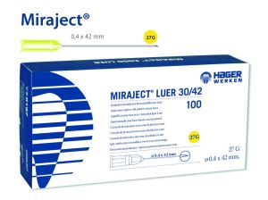 Miraject® Luer 27G 0,4 x 42mm (Hager & Werken)