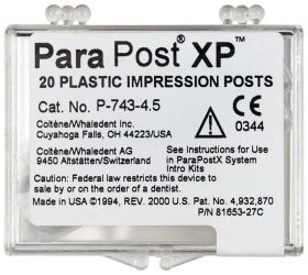 ParaPost® XP™ Abformstifte 20er Gr. 4.5 blau (Coltene Whaledent)