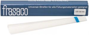 Universalstreifen gerade 120 mm lang Glasklar transparent 0,08mm dick 8,5mm breit (Frasaco)