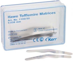Hawe Tofflemire Matrizen 1102/30 0,038mm dünn (Kerr)