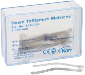 Hawe Tofflemire Matrizen 1013/30 0,05mm dünn (Kerr)