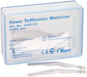 Hawe Tofflemire Matrizen 1002/30 0,05mm dünn (Kerr)
